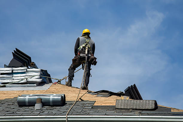 Professional Roofing technician working in Milford, UT
